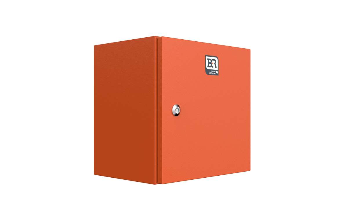 Enclosure - Universal NI - 400Hx400Wx300D - Steel, X15 Orange - NI04043/RO