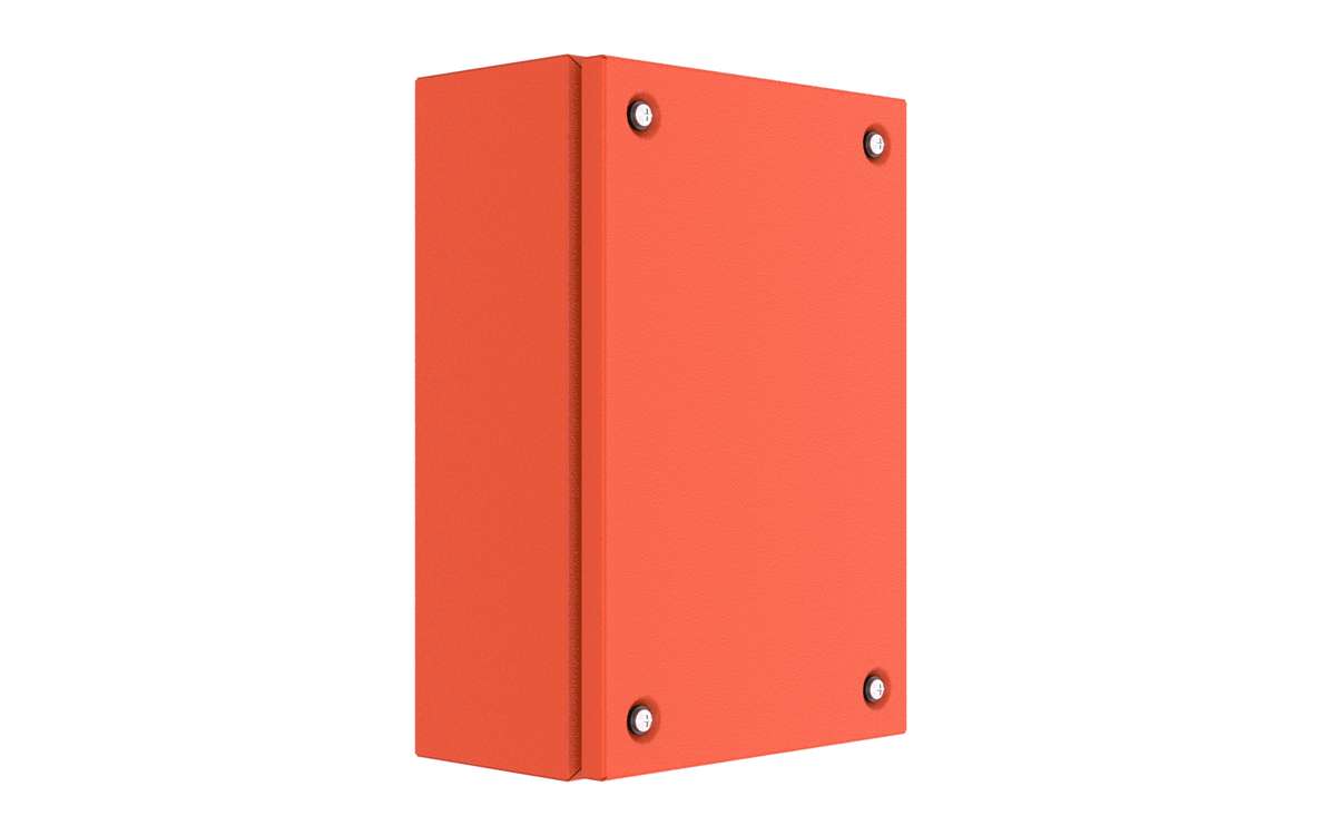 Enclosures - Connector TE - 300Hx200Wx120D - Zinc Coated Steel X15 Orange - TE3212/RO