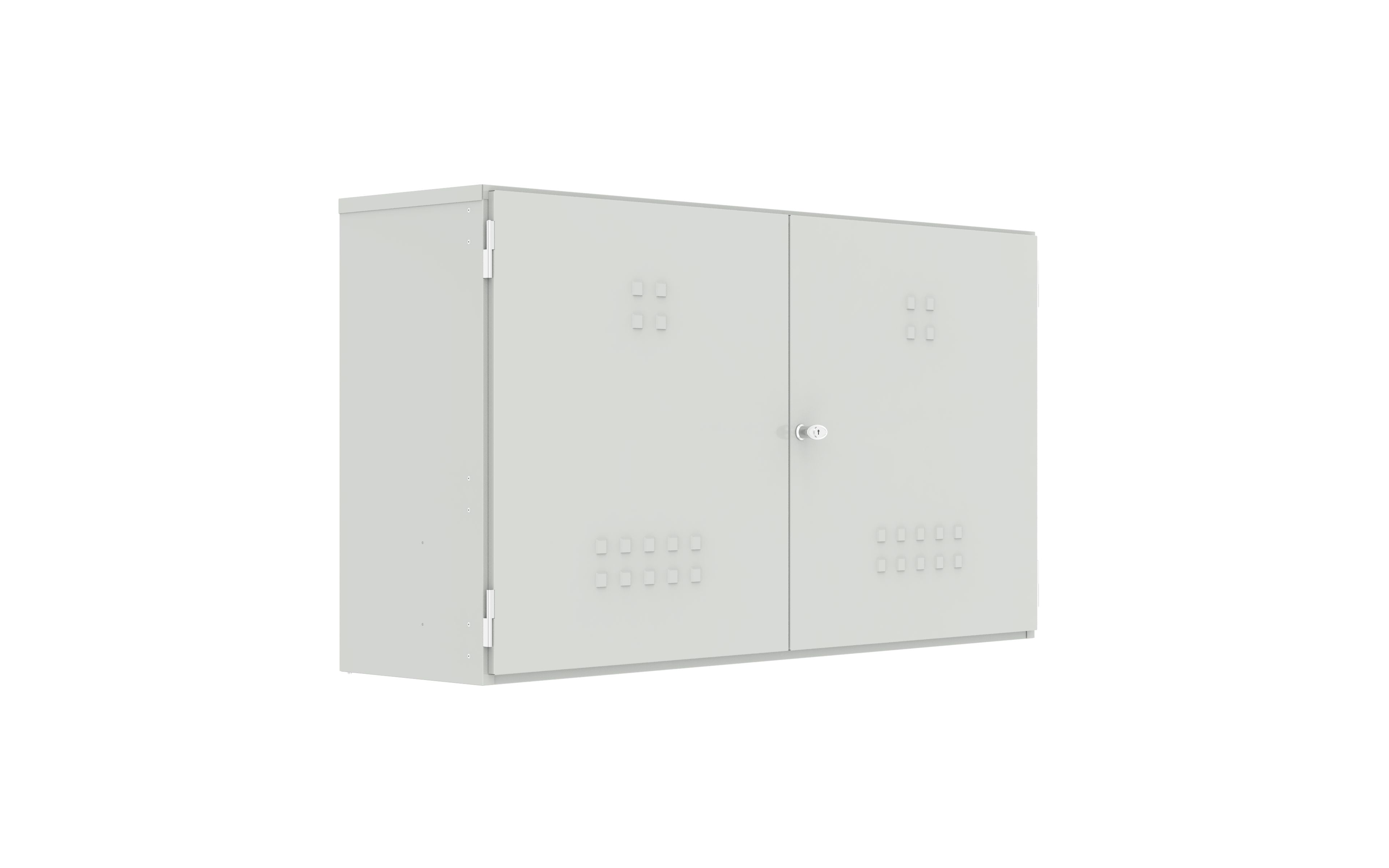 Group Metering Enclosure - 900Hx1600Wx420D - 30-pole DIN - Double Door - Painted - NB/P