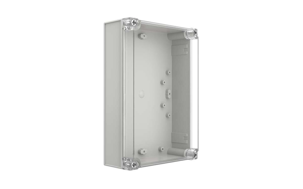 Enclosure - Polynova PS, transparent lid - 250Hx175Wx75D - Plastic - PS251707T