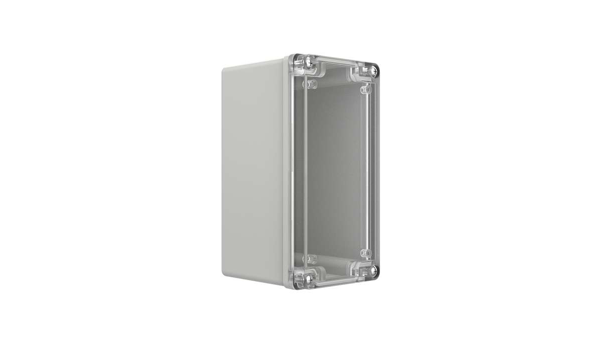 Enclosure - Polynova PS, transparent lid - 160Hx80Wx90D - Plastic - PS160809T