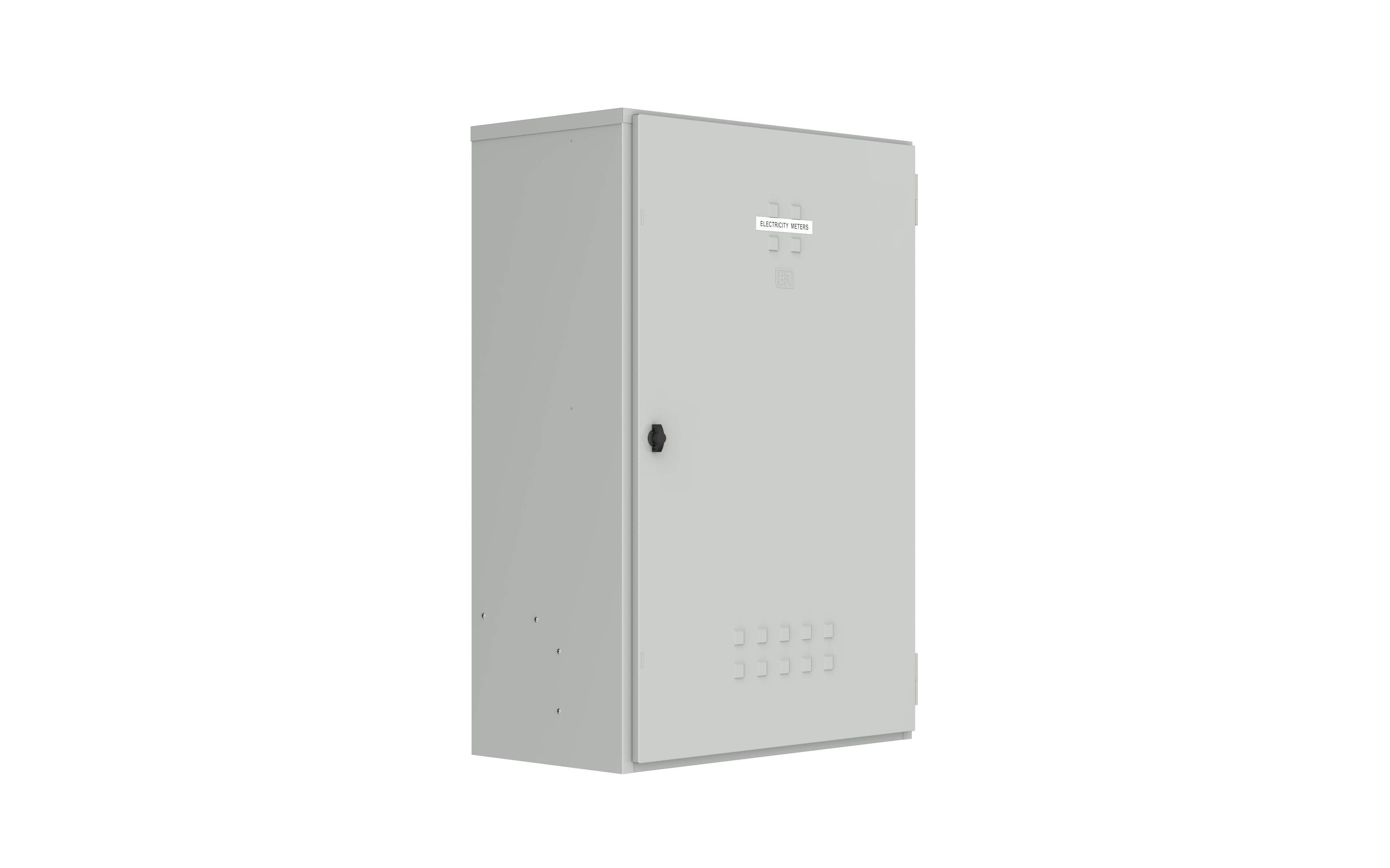 Group Metering Enclosure - Victoria - Pre-wired - 1200Hx800Wx440D - 7 tenancies (single phase) - GMPV07