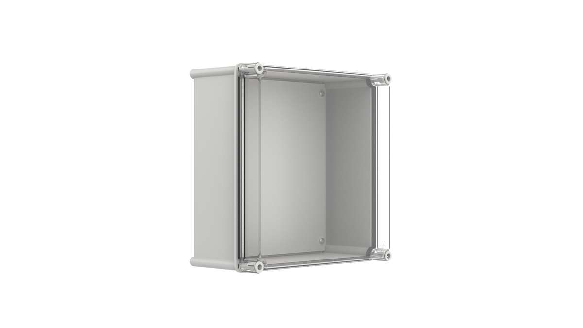 Enclosure - Polynova PC, transparent lid - 360Hx360Wx170D - Plastic - PC363617T