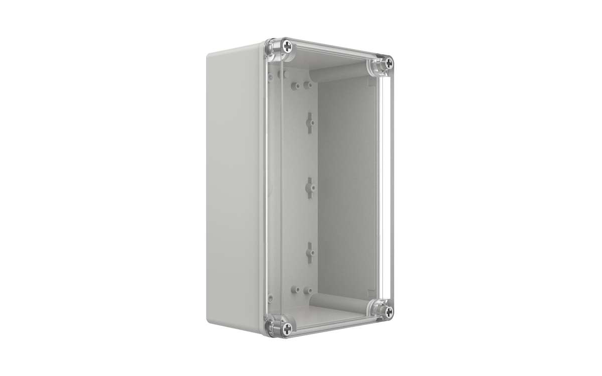 Enclosure - Polynova PS, transparent lid - 250Hx150Wx100D - Plastic - PS251510T