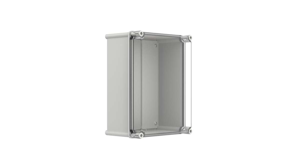 Enclosure - Polynova PC, transparent lid - 360Hx270Wx170D - Plastic - PC362717T