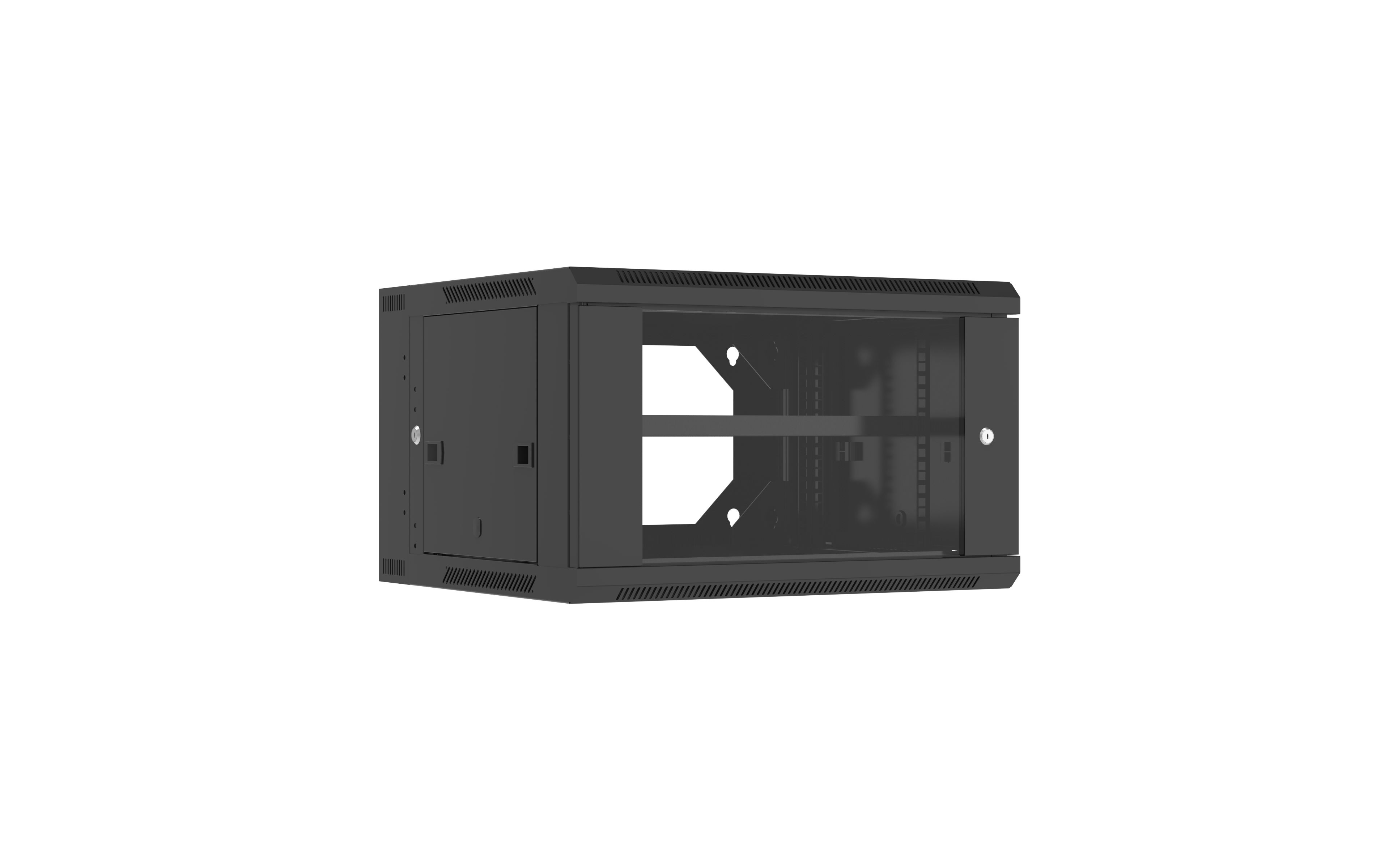 onyX Wall rack - 24RU 550mm deep, with Swing Frame - ARWX24U450