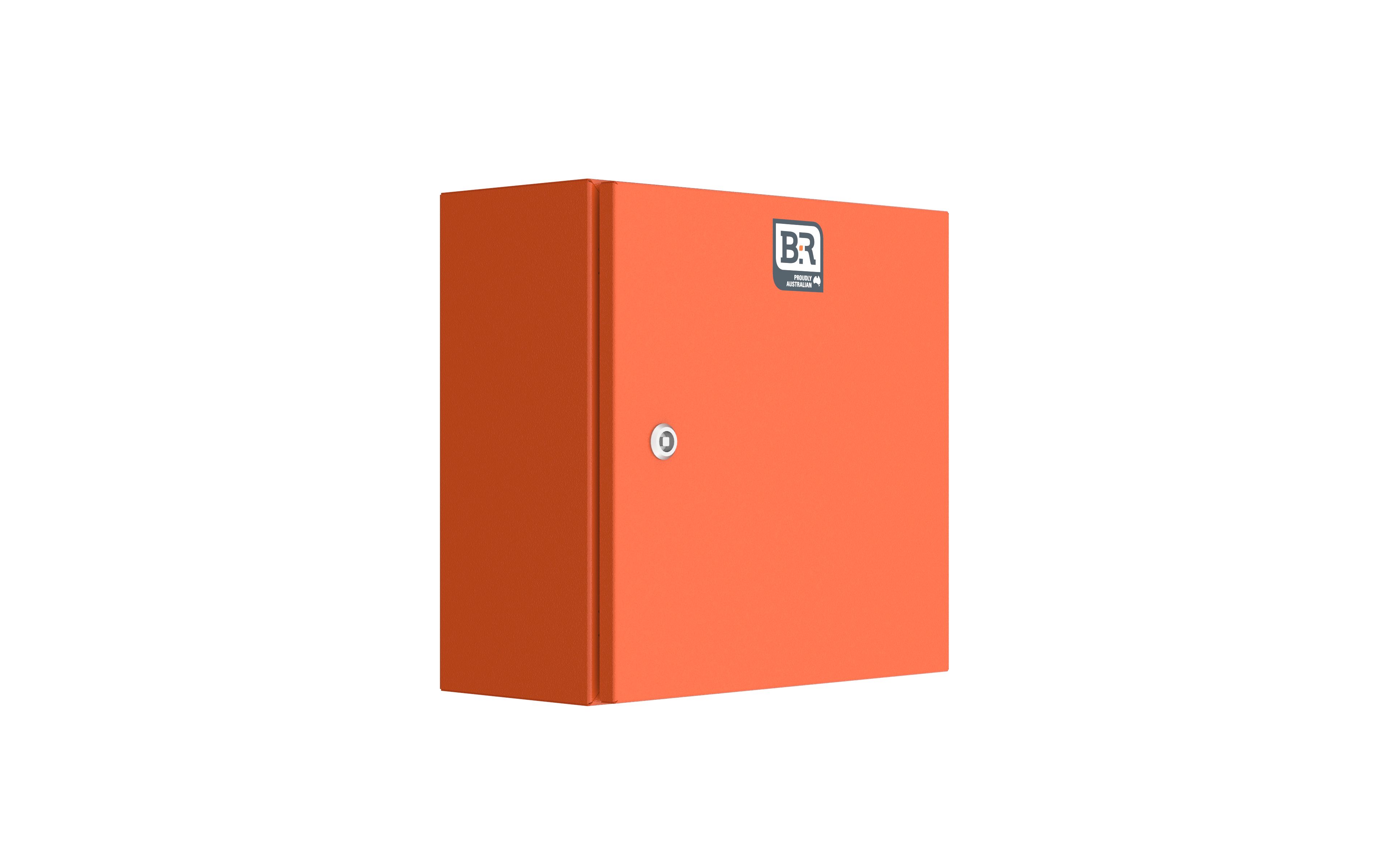 Enclosure - Universal NI - 400Hx400Wx200D - Stainless Steel, X15 Orange - NI04042/SRO