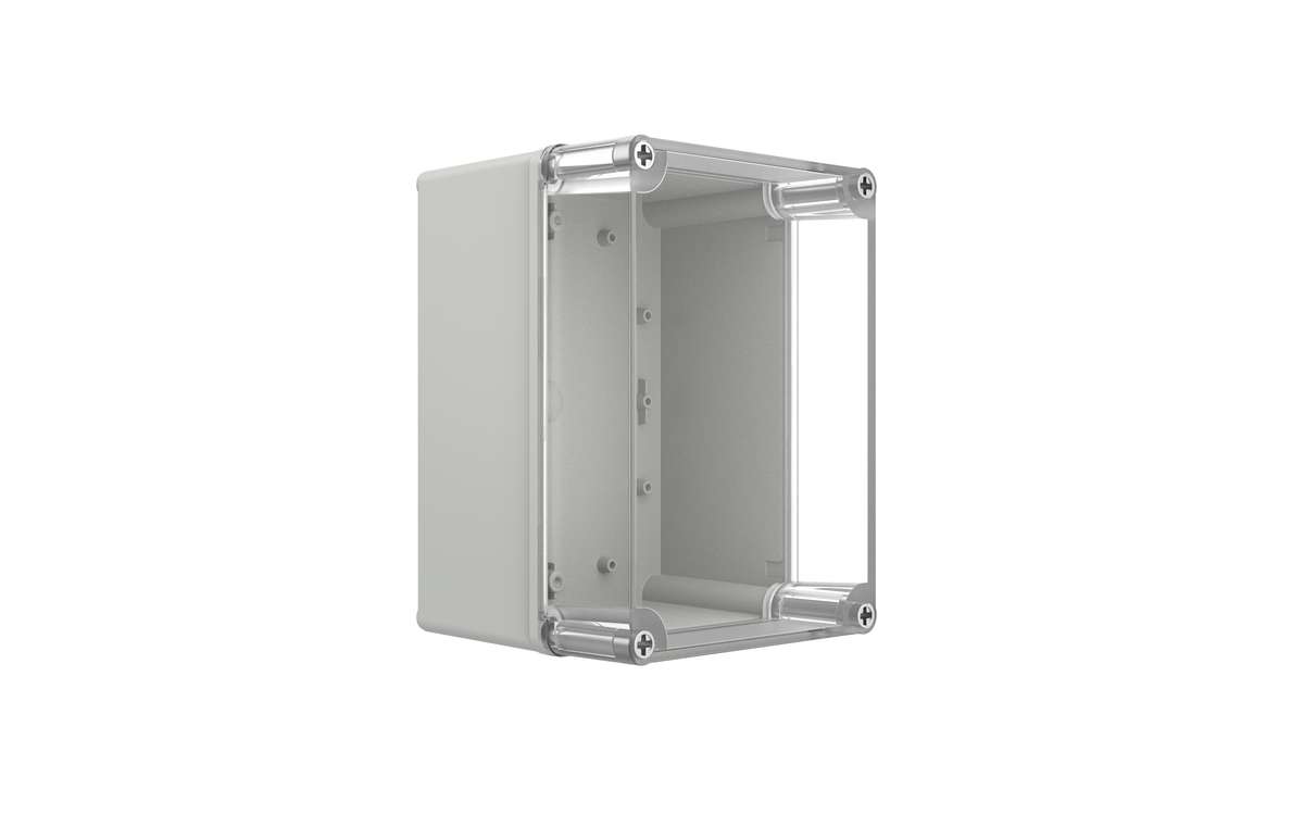 Enclosure - Polynova PS, transparent lid - 200Hx150Wx130D - Plastic - PS201513T