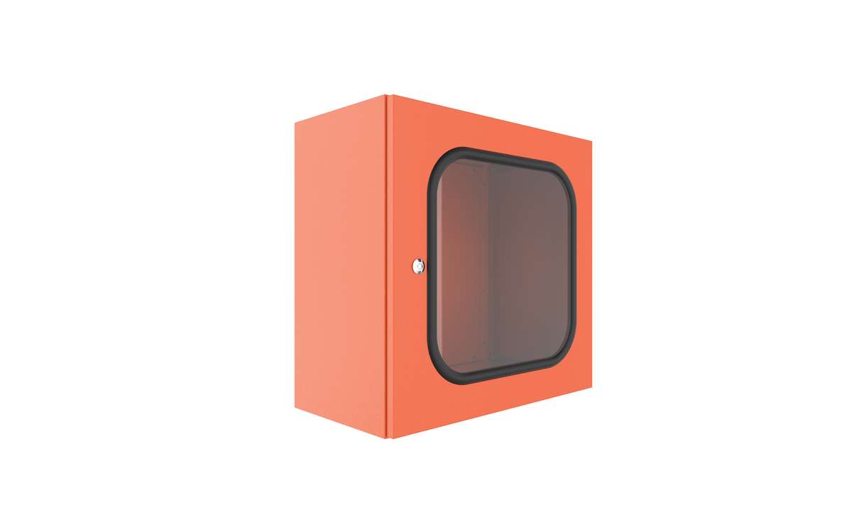 Enclosure - Monarch IP, Window Door - 700Hx700Wx400D - Steel, X15 Orange - IP25254/RO/WG