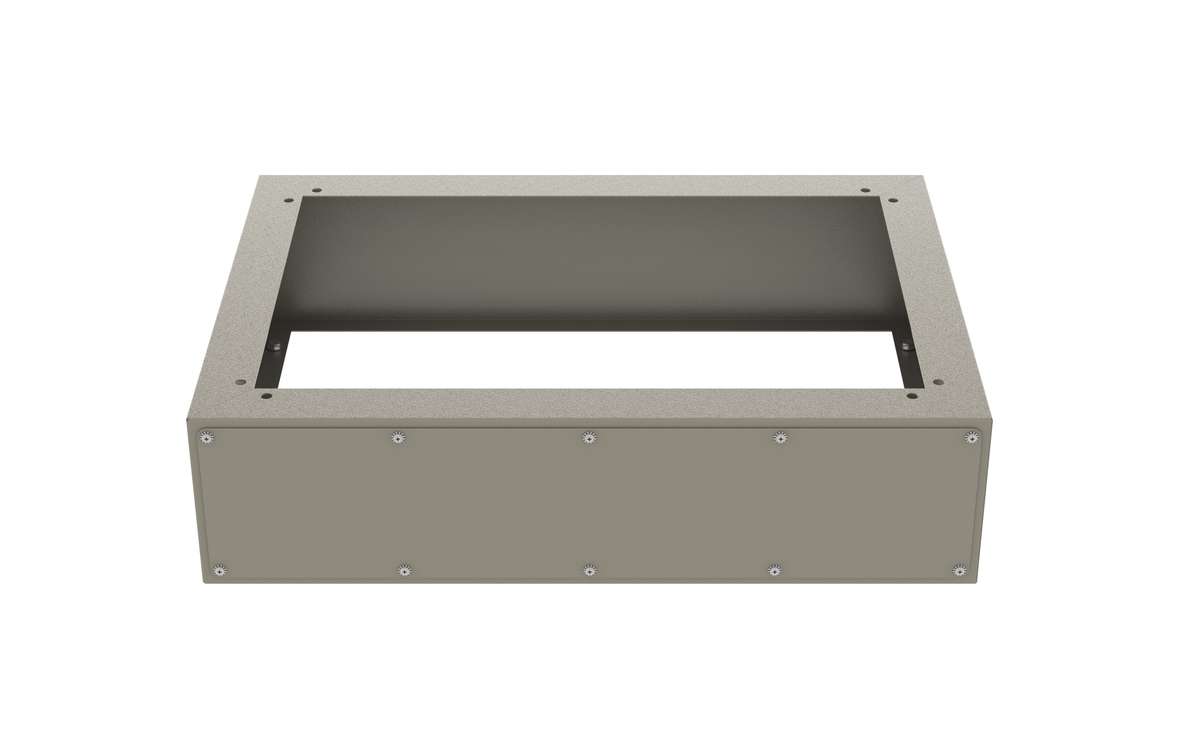 Accessory - Access Plinth for floor mounting Monarch IP 800Wx400D enclosures - steel, RAL7032 - IPPH294