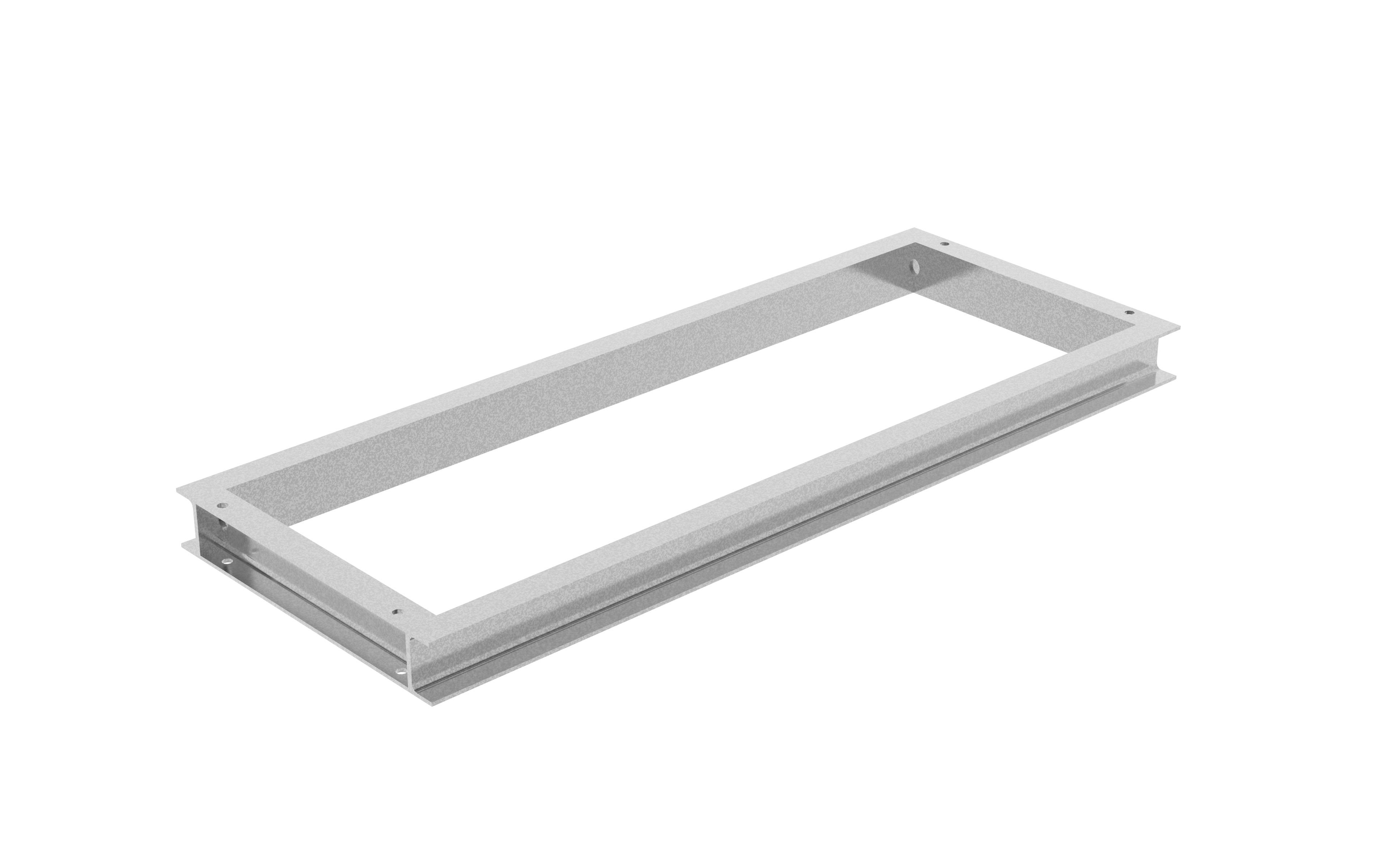 Accessory - Channel Iron Plinth for Universal DD - Galvanised Steel, 75H x 1000W x 255D - DDCIP103