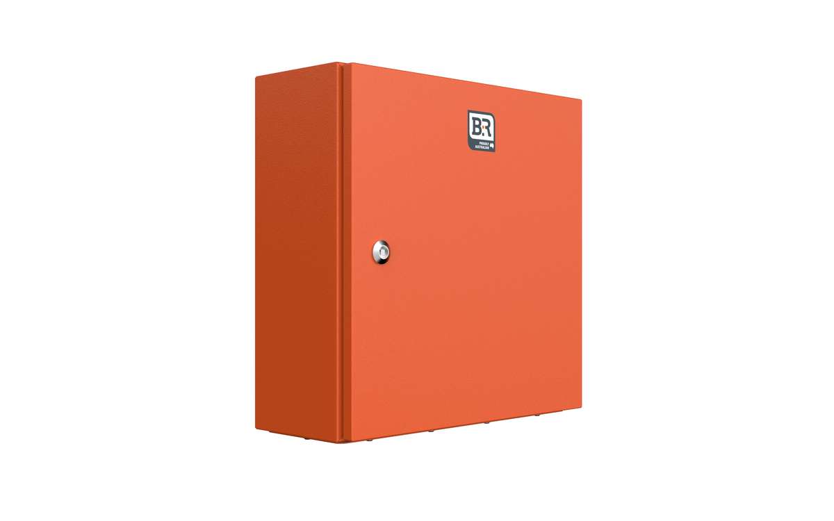 Enclosure - Universal NI - 500Hx500Wx200D - Steel, X15 Orange - NI05052/RO