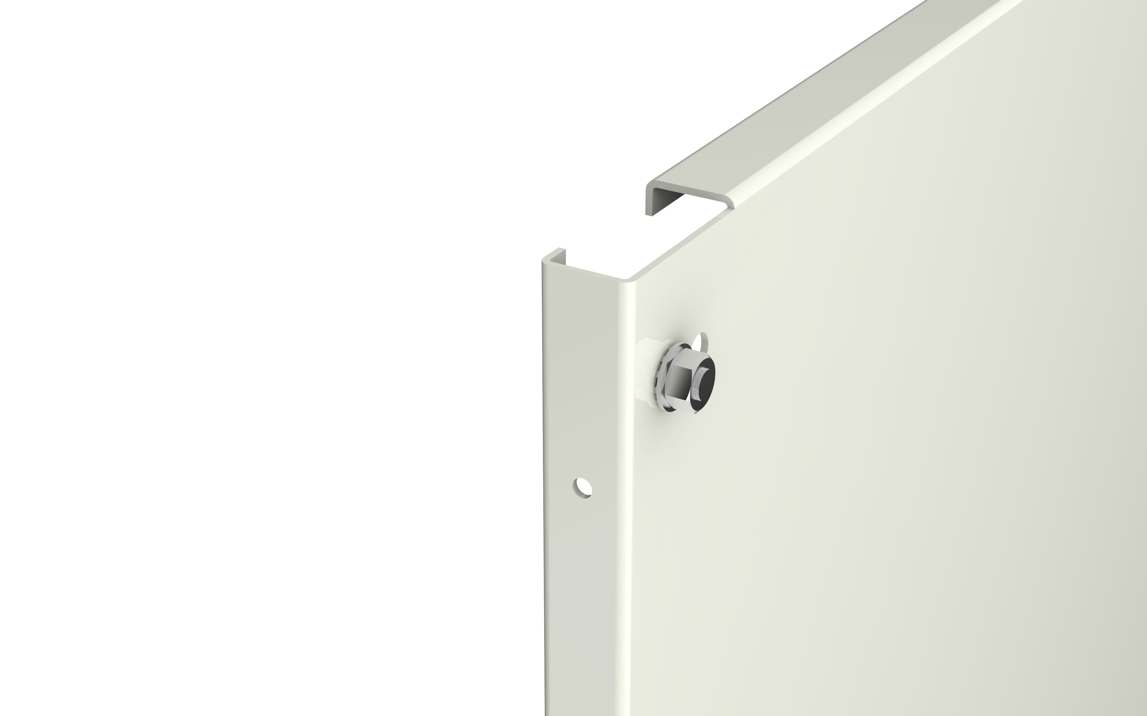 Accessory - Mounting pan for Universal NI - metal, 250H x 250W - NIMP0303