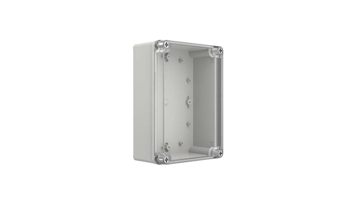 Enclosure - Polynova PS, transparent lid - 200Hx150Wx75D - Plastic - PS201507T