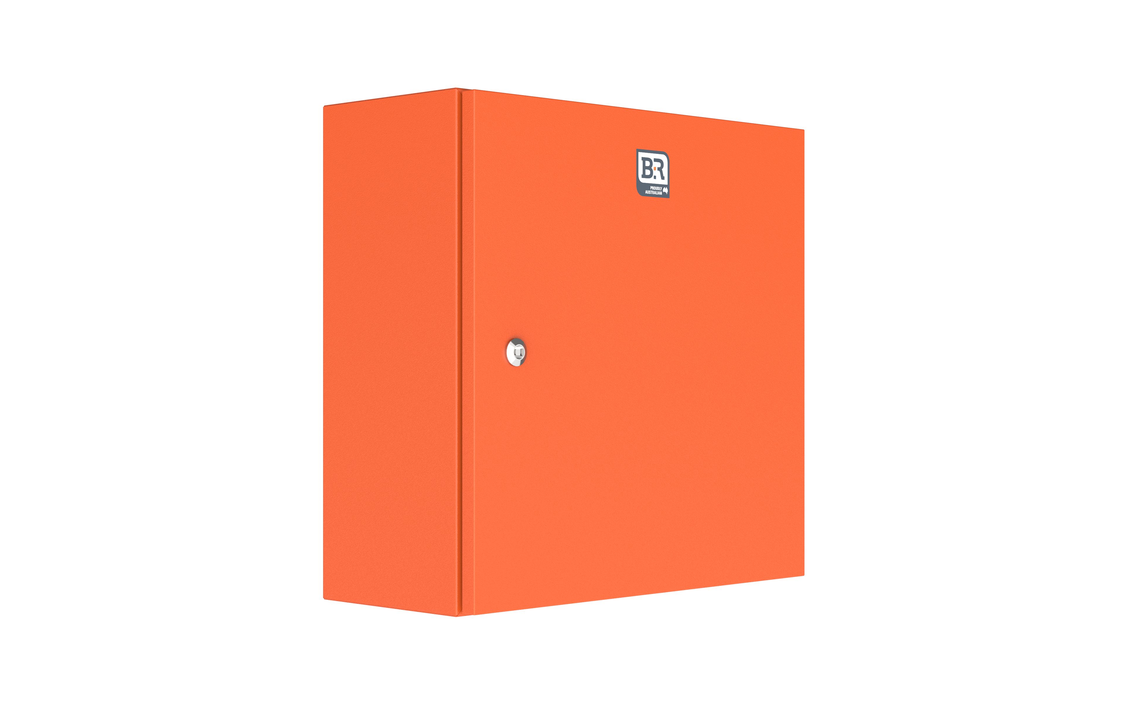 Enclosure - Monarch IP - 600Hx600Wx270D - Stainless Steel, X15 Orange - IP21212/SRO