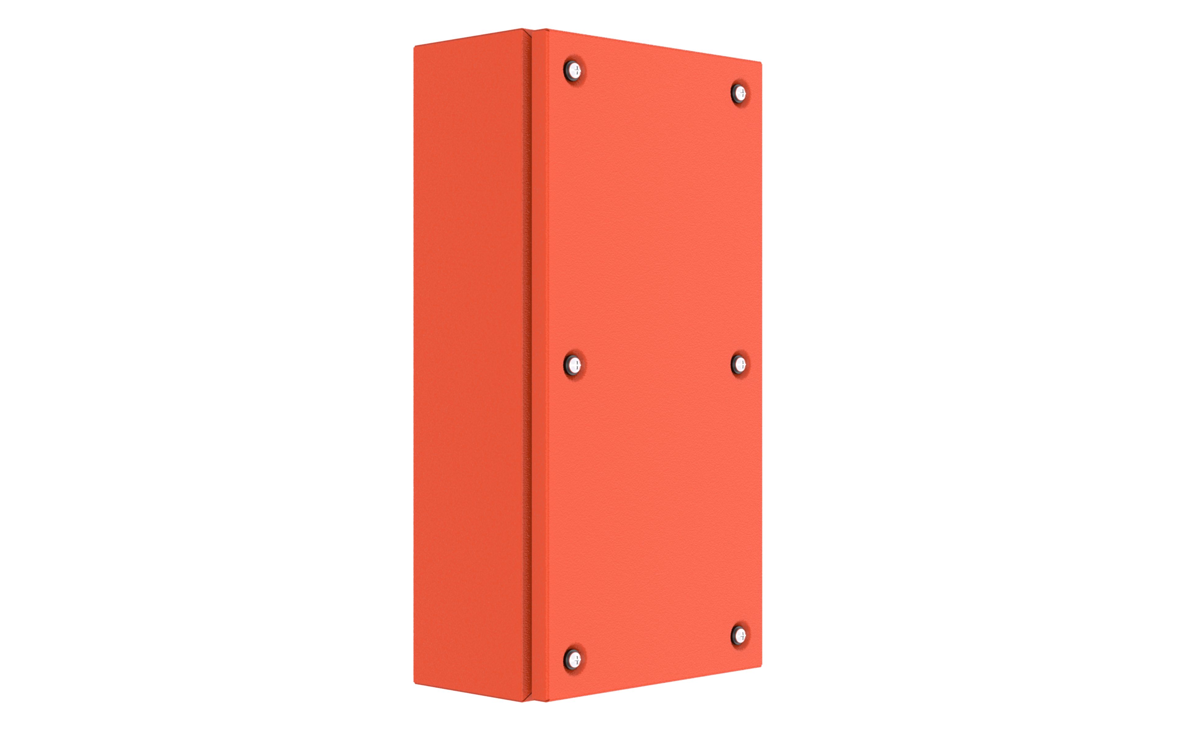 Enclosures - Connector TE - 400Hx200Wx120D - Zinc Coated Steel X15 Orange - TE4212/RO