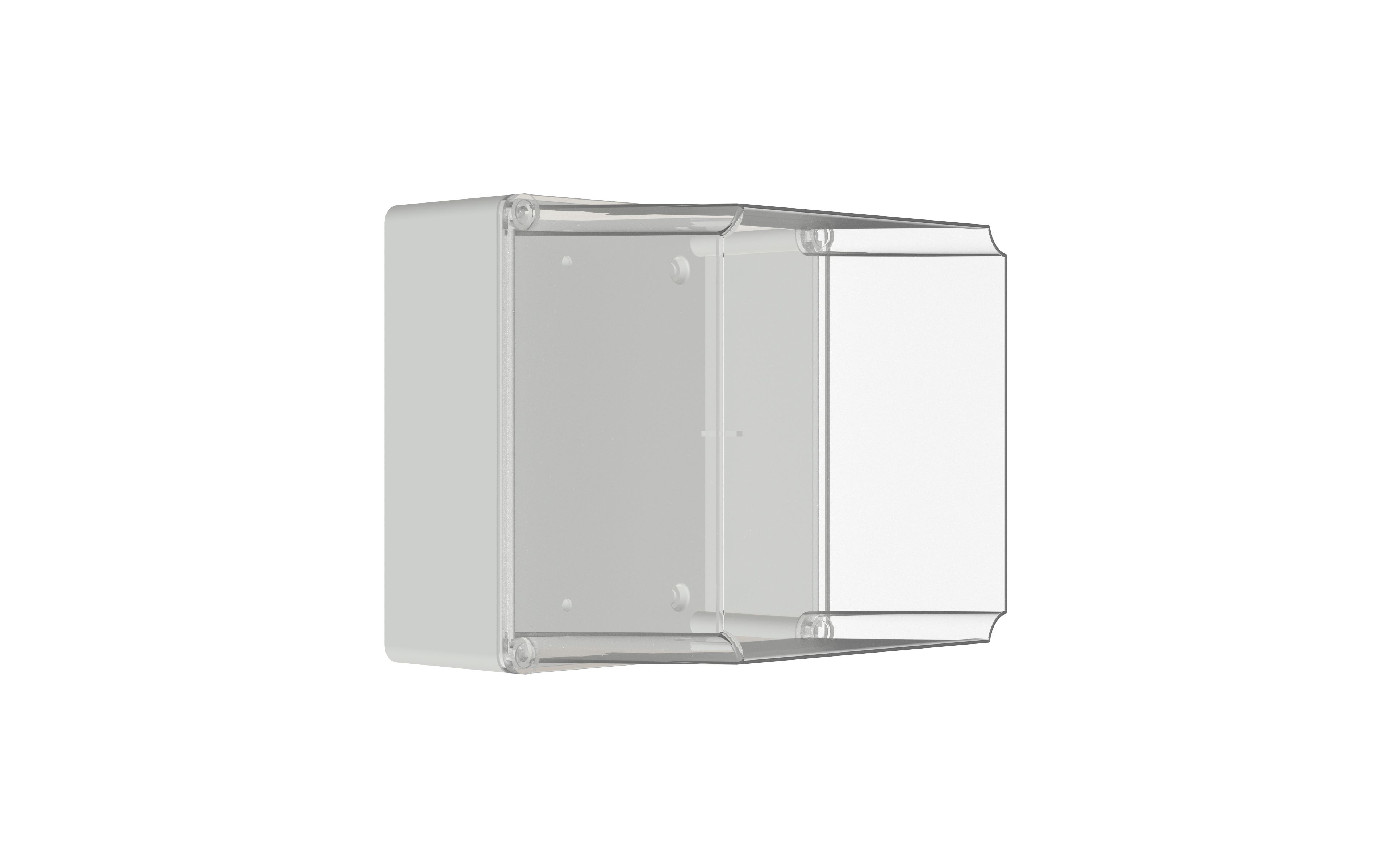 Enclosure - Polynova PJ, transparent lid - 150Hx150Wx150D - Plastic - PJ151515T