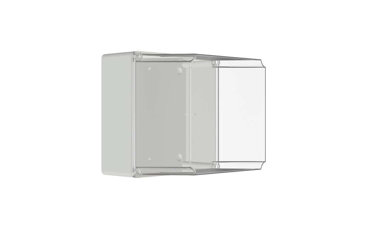 Enclosure - Polynova PJ, transparent lid - 150Hx150Wx150D - Plastic - PJ151515T