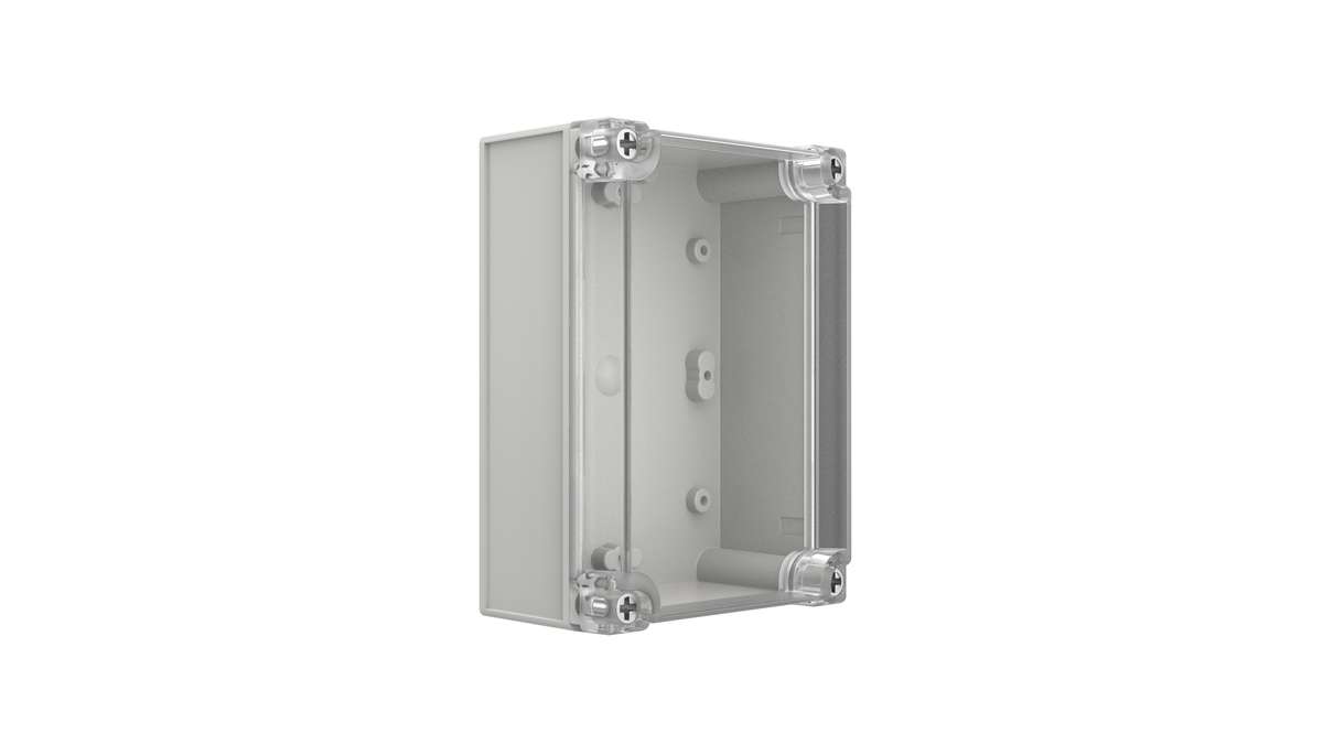Enclosure - Polynova PS, transparent lid - 175Hx125Wx75D - Plastic - PS171207T
