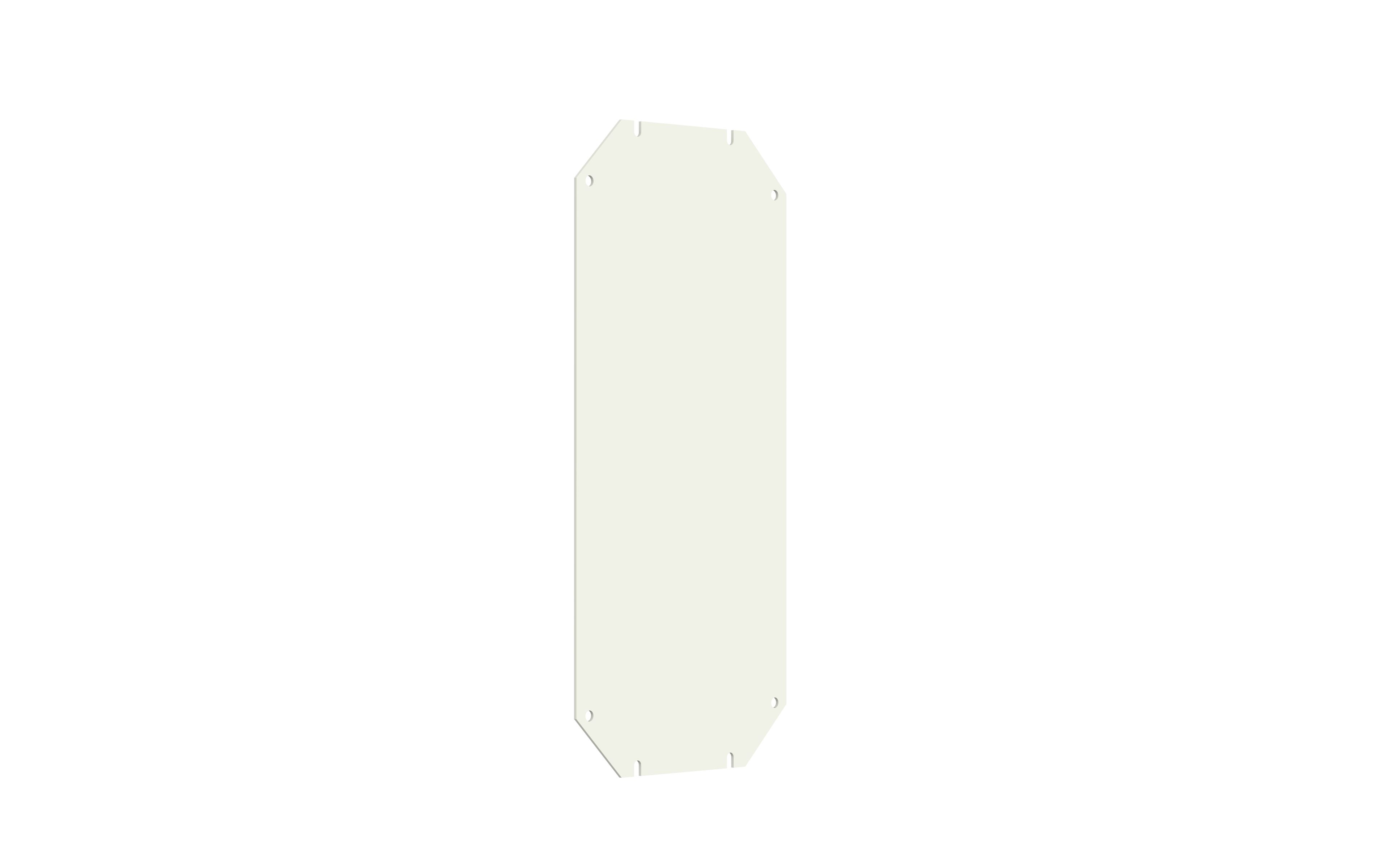 Accessory - Connector TE - Mounting Pan for TE4212(S or MF/S) - 373H x 170W - TEMP42