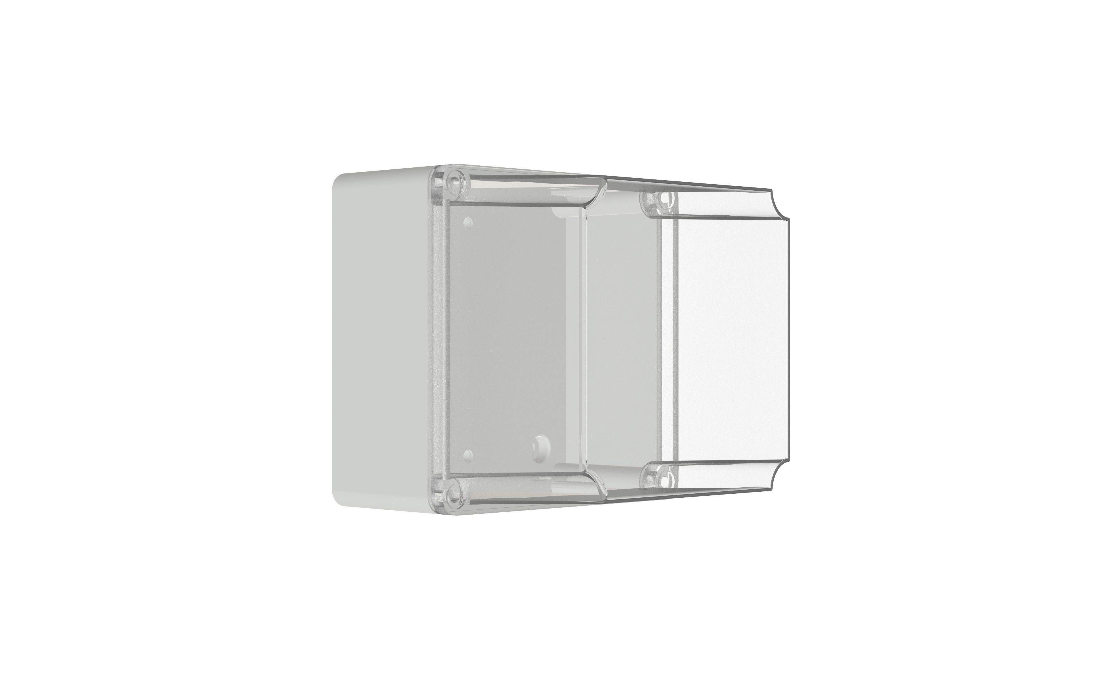 Enclosure - Polynova PJ, transparent lid - 110Hx110Wx112D - Plastic - PJ111111T