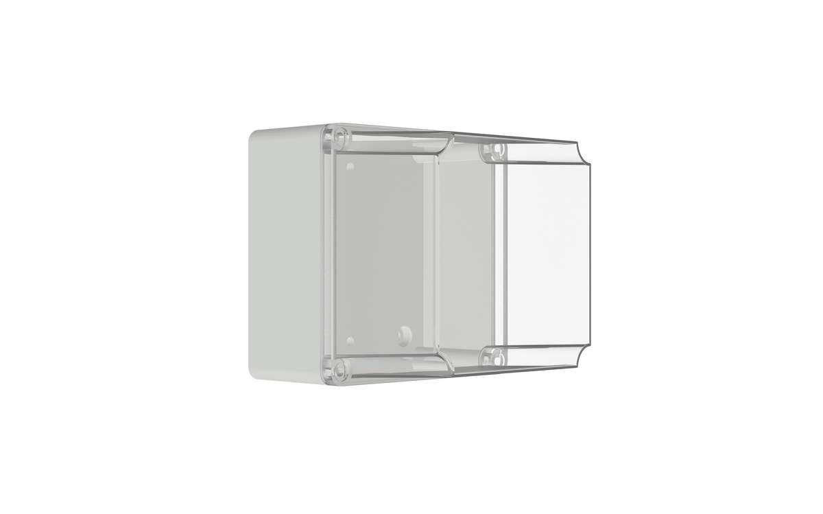 Enclosure - Polynova PJ, transparent lid - 110Hx110Wx112D - Plastic - PJ111111T