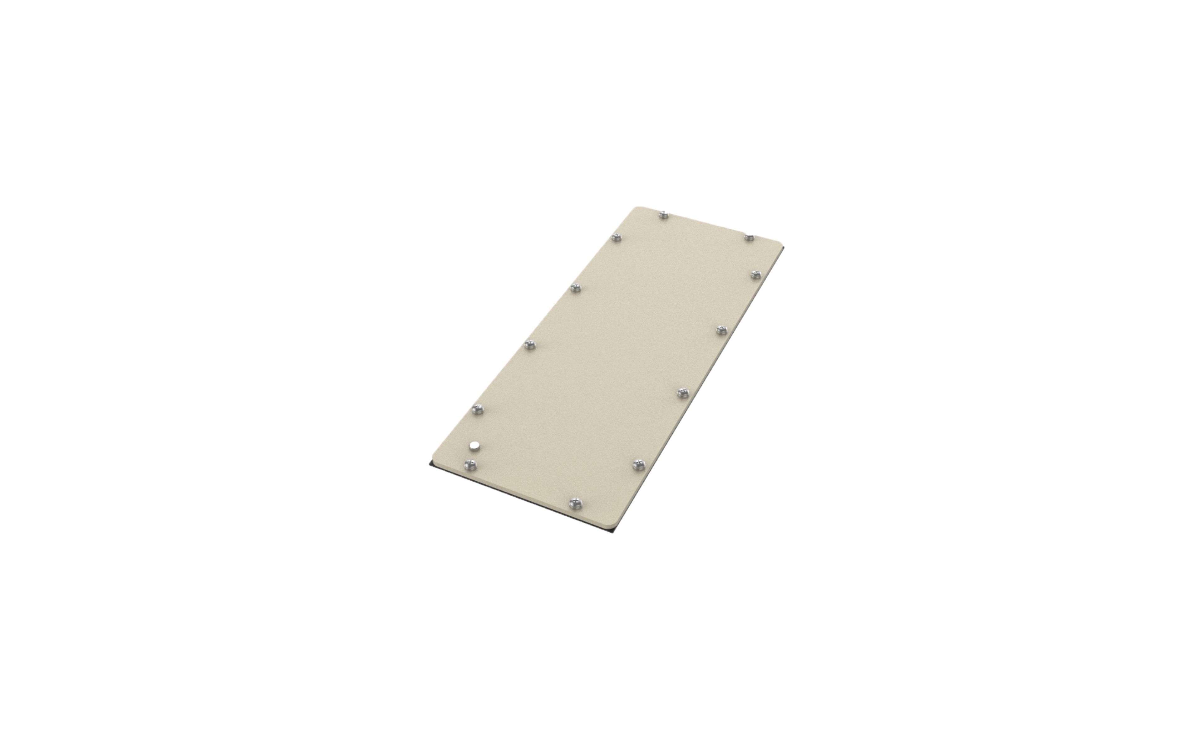 Accessory - Gland plates for Monarch IP - Zinc Coated Steel, 530 x 210 x 1.6mm - IPGP52
