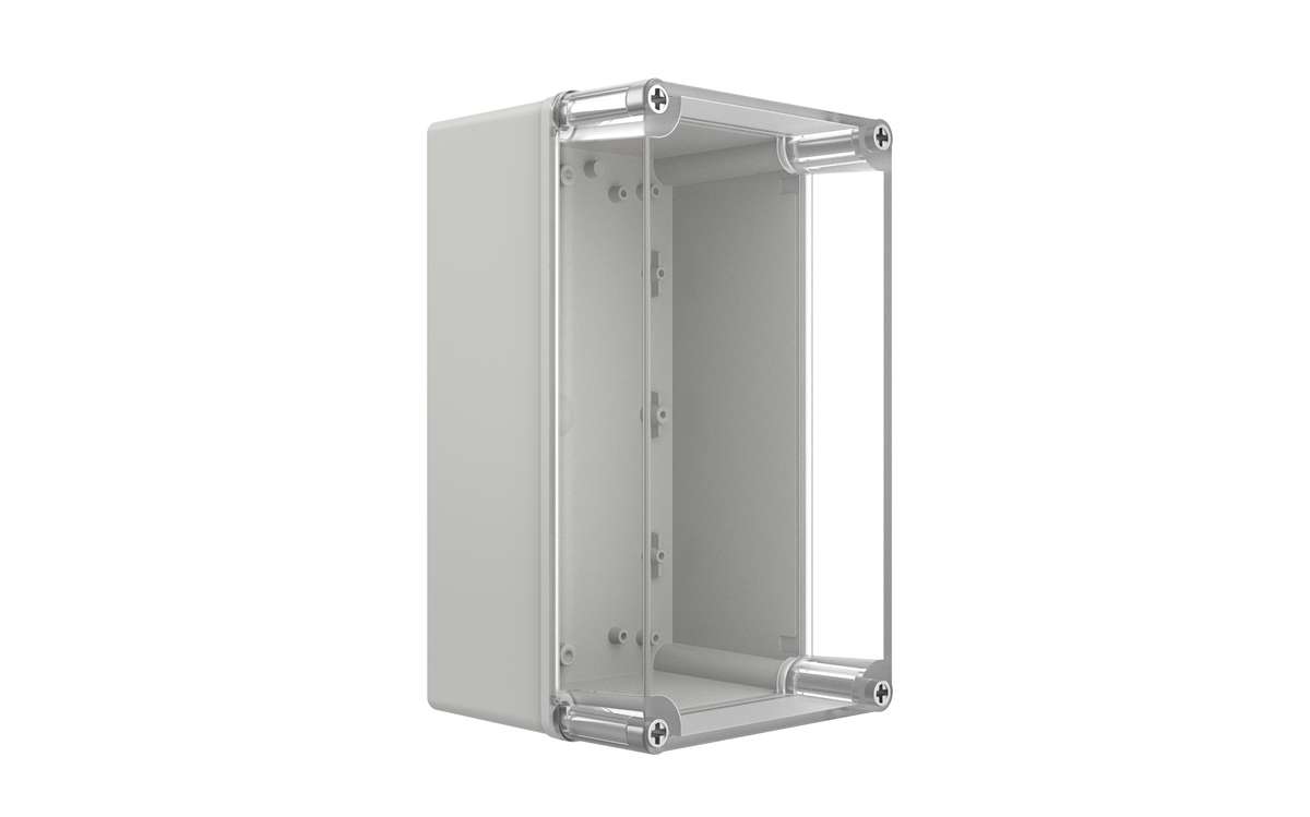 Enclosure - Polynova PS, transparent lid - 250Hx150Wx130D - Plastic - PS251513T