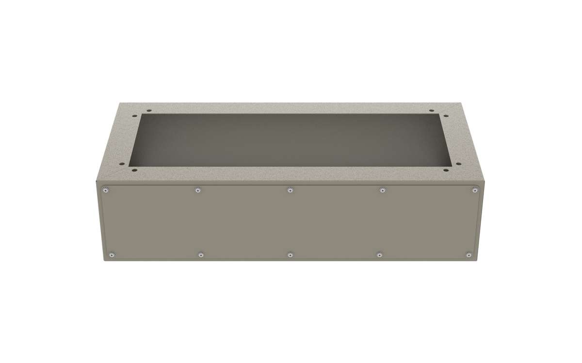 Accessory - Access Plinth for floor mounting Monarch IP 600Wx400D enclosures - steel, RAL7032 - IPPH214