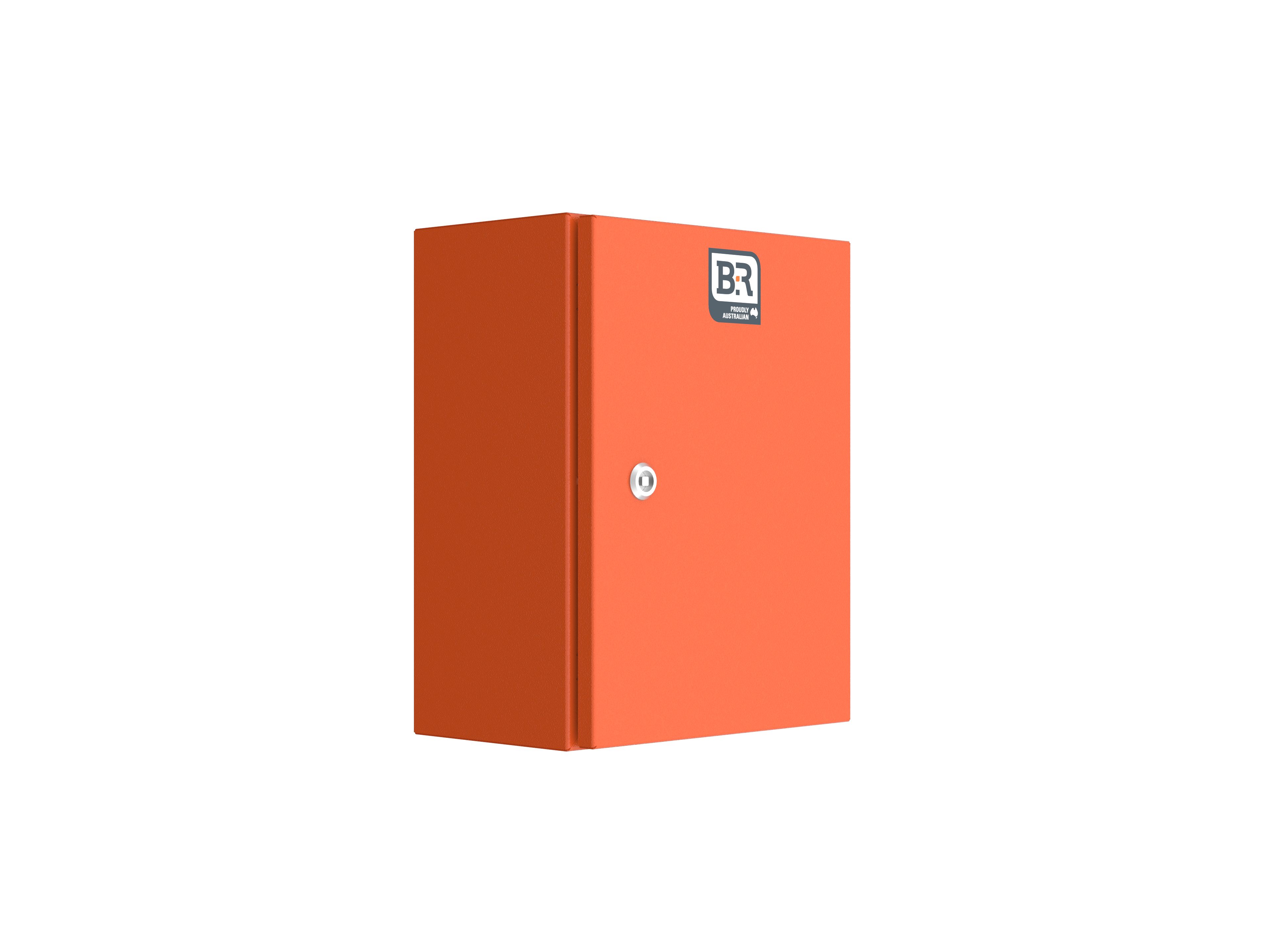 Enclosure - Universal NI - 400Hx300Wx200D - Stainless Steel, X15 Orange - NI04032/SRO