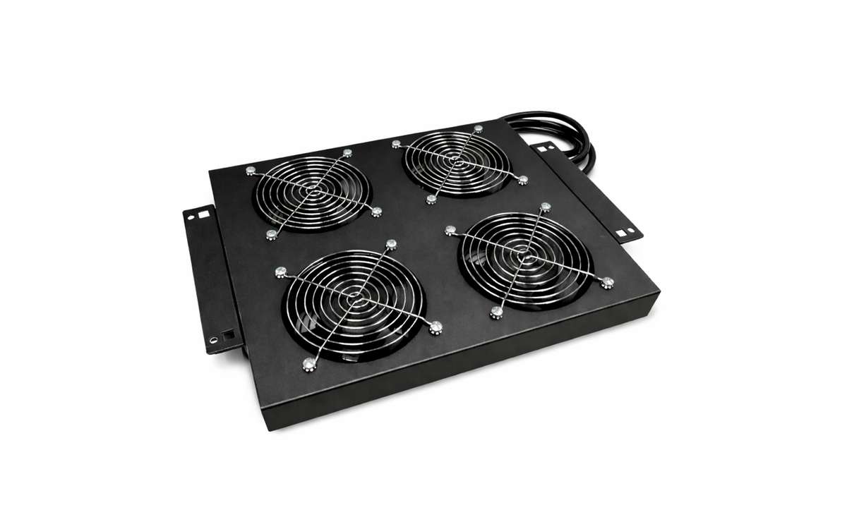 Ausrack Rack Fan Accessory - Fan Kit with 4 Fan Units for Ausrack Plus cabinets - ARPAF4 ...