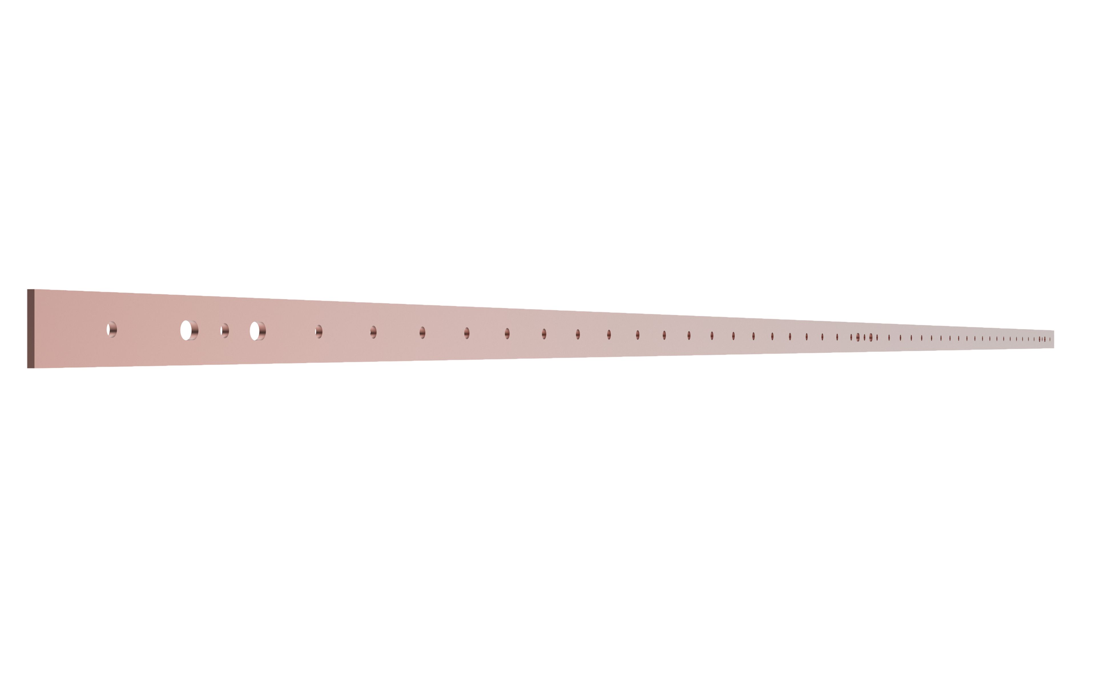 Accessory - Copper Earth Bar for 42RU Data Cabinets - ARPEB42U