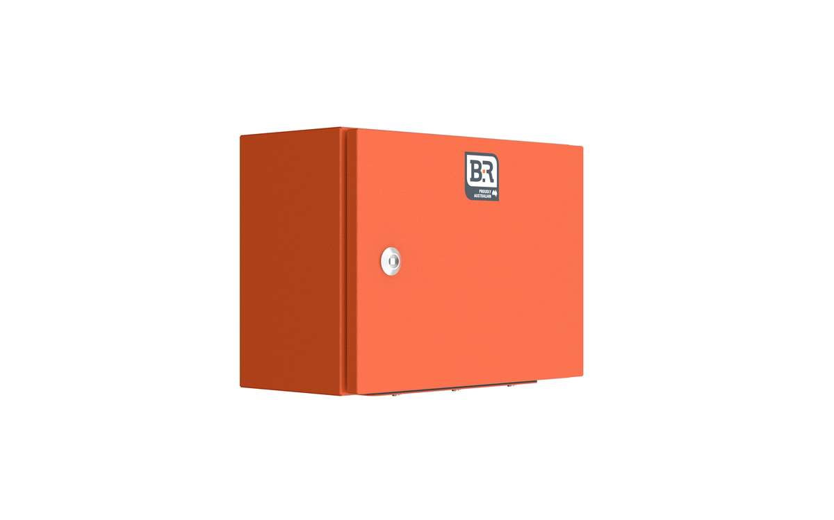 Enclosure - Universal NI - 300Hx400Wx200D - Steel, X15 Orange - NI03042/RO