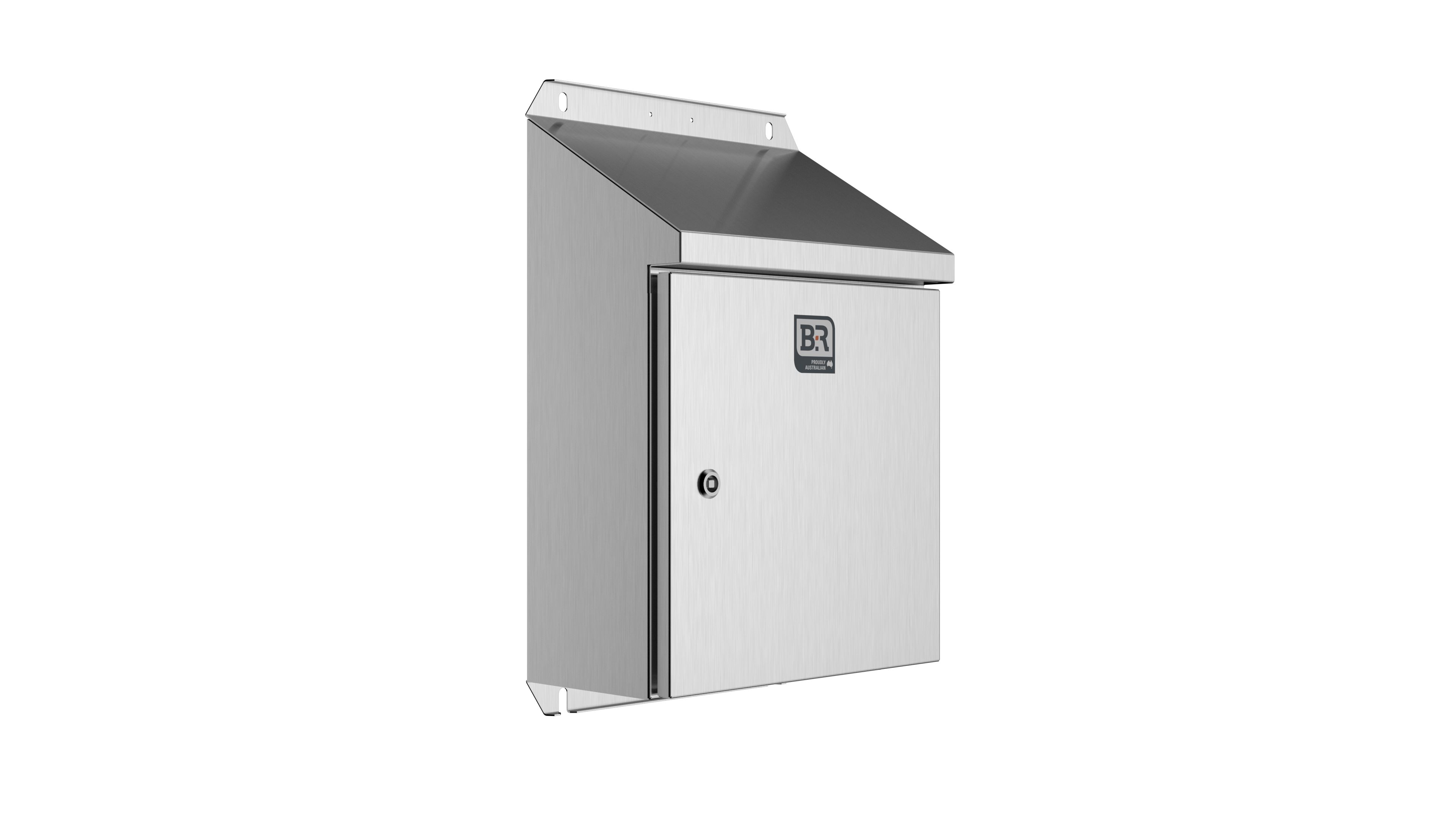 Enclosure - Incline SR - 635Hx400Wx200D - Stainless Steel - SR04042/S
