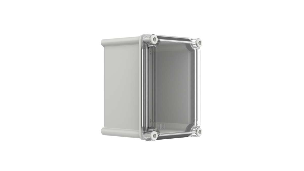 Enclosure - Polynova PC, transparent lid - 180Hx135Wx130D - Plastic - PC181313T