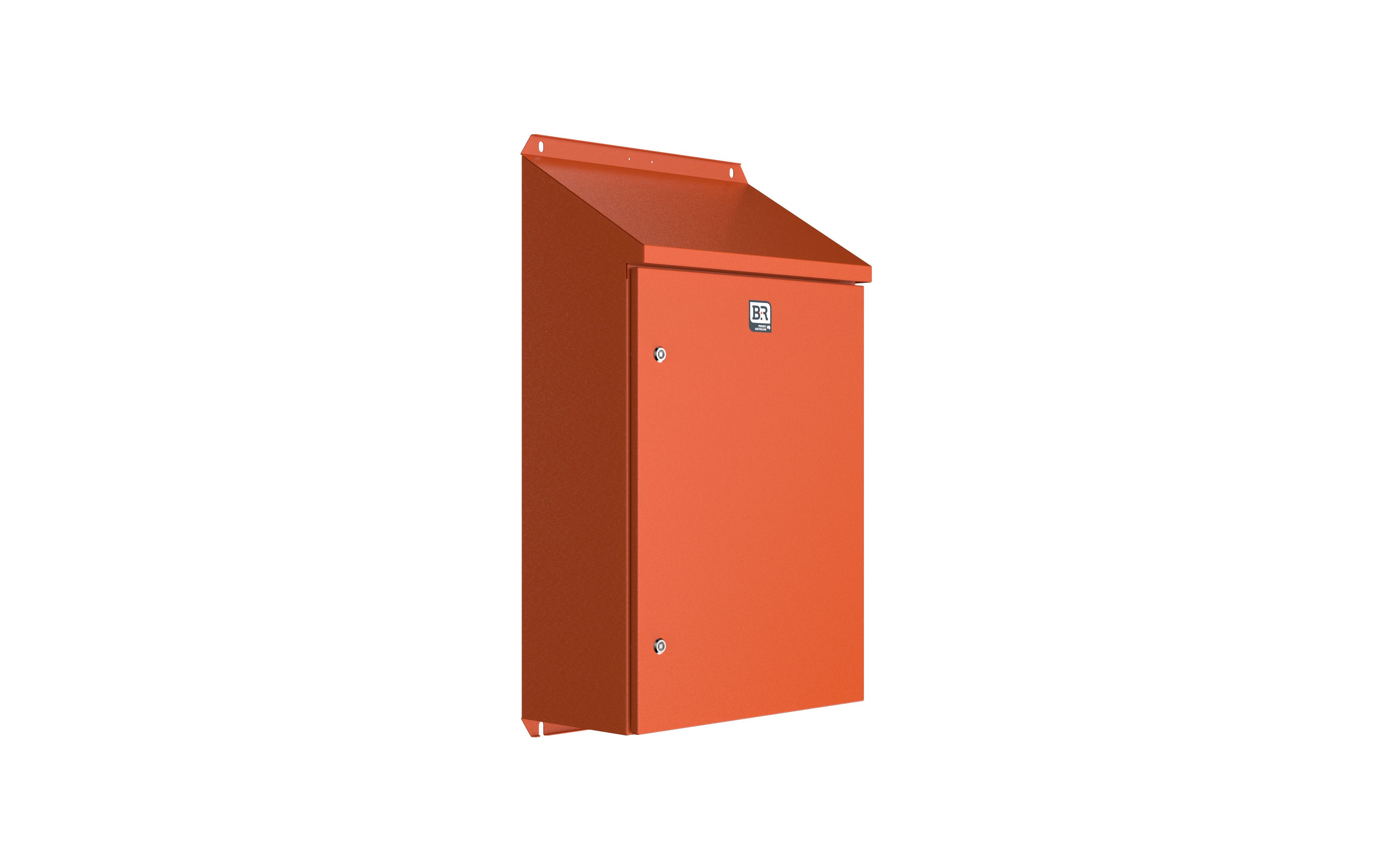 Enclosure - Incline SR - 1195Hx600Wx300D - Stainless Steel, X15 Orange - SR08063/SRO