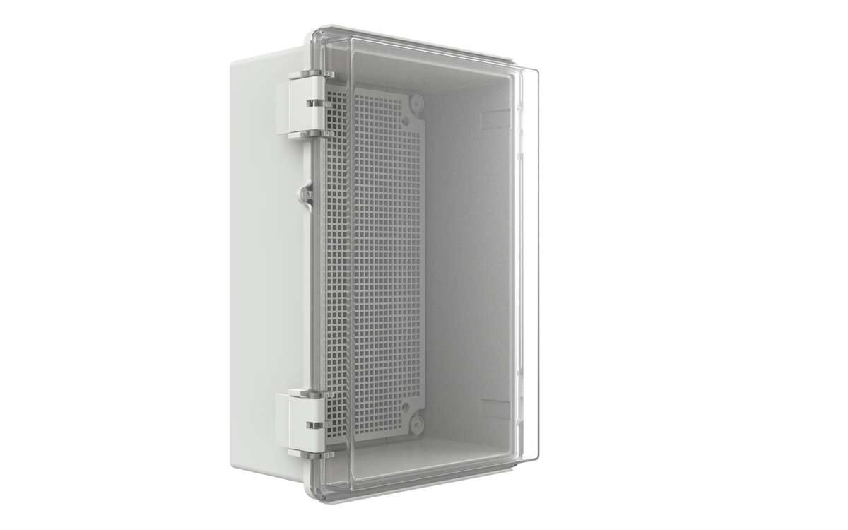 Enclosure - Polynova PN, transparent lid - 308Hx203Wx132D - Plastic - PN312013T