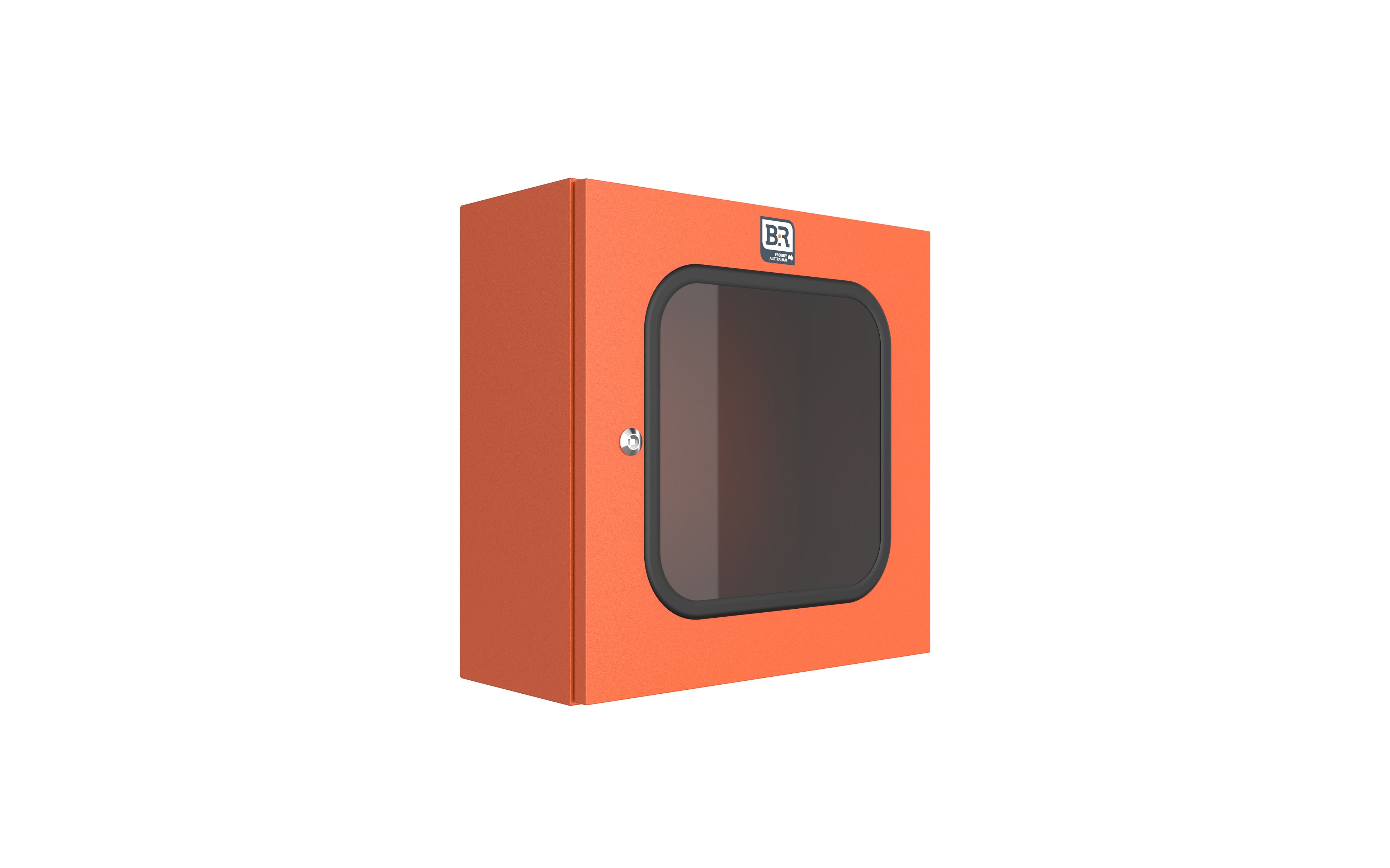 Enclosure - Monarch IP, Window Door - 607Hx607Wx272D - Aluminium, X15 Orange - IP21212/ARO/WG