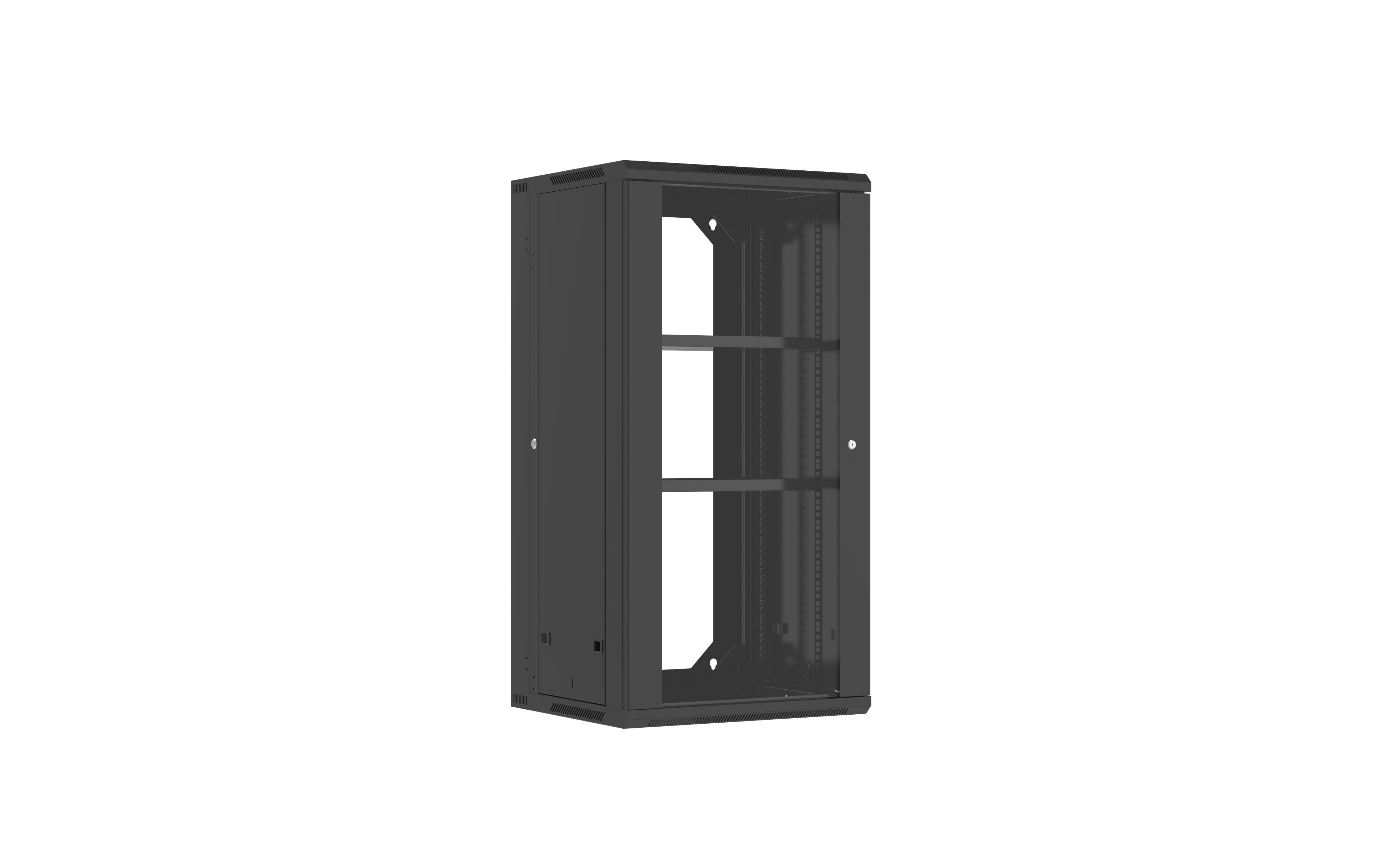 onyX Wall rack - 24RU 550mm deep, with Swing Frame - ARWX24U450