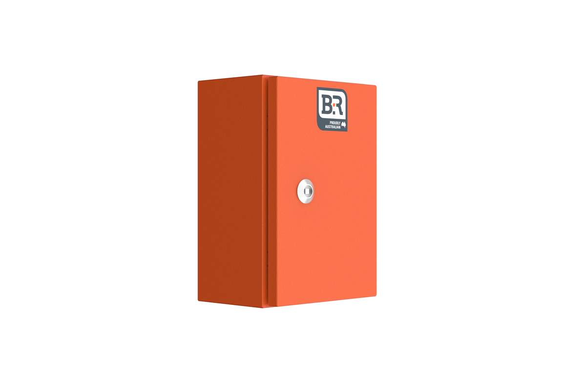 Enclosure - Universal NI - 300Hx200Wx150D - Steel, X15 Orange - NI03021/RO