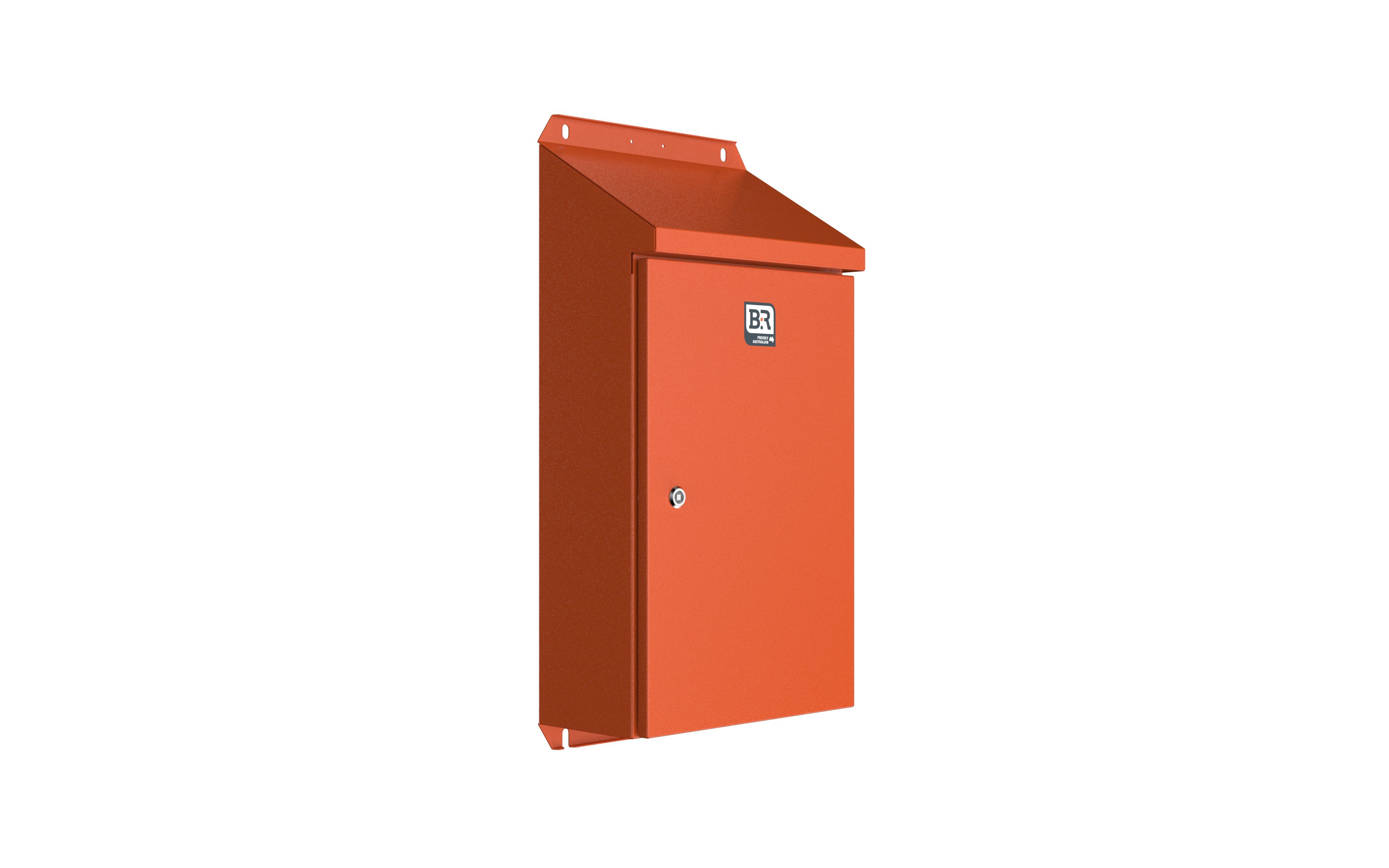 Enclosure - Incline SR - 835Hx400Wx200D - Stainless Steel, X15 Orange - SR06042/SRO