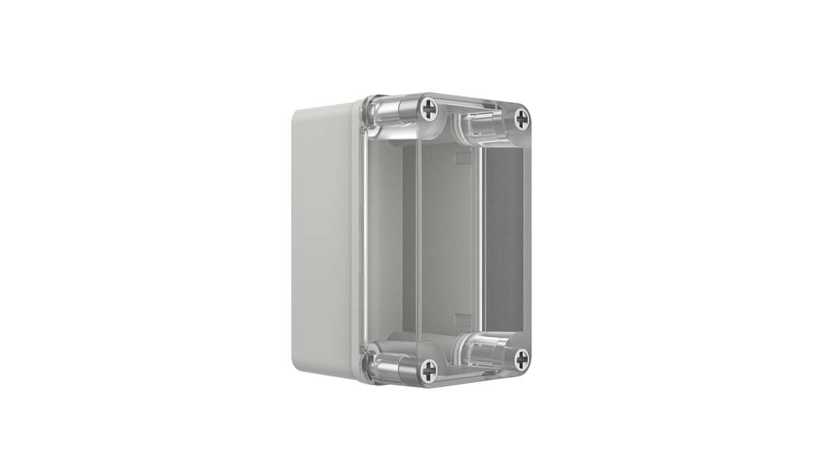 Enclosure - Polynova PS, transparent lid - 130Hx80Wx85D - Plastic - PS130808T