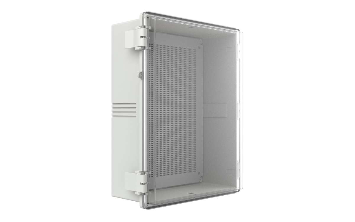 Enclosure - Polynova PN, transparent lid - 450Hx350Wx160D - Plastic - PN453516T