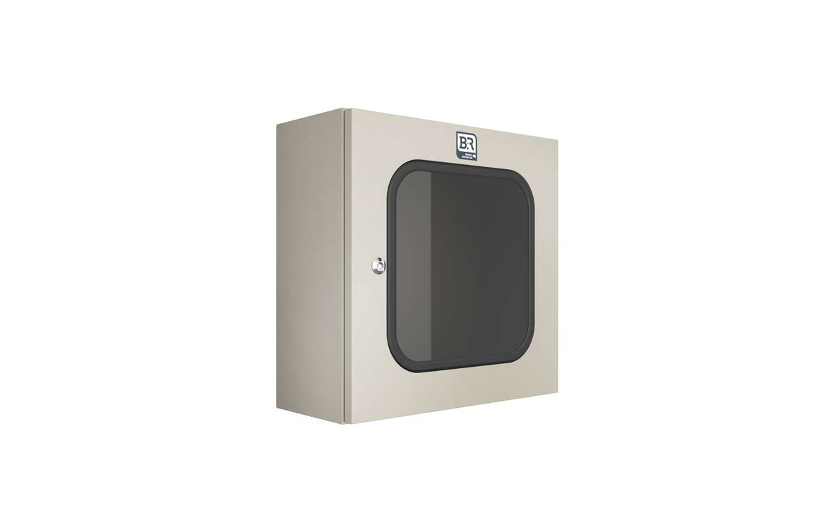 Enclosure - Monarch IP, Window Door - 600Hx600Wx270D - Steel - IP21212/WG