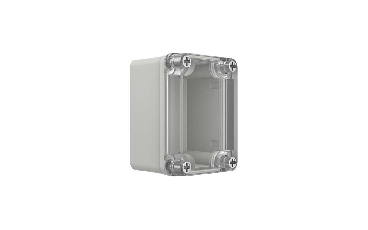 Enclosure - Polynova PS, transparent lid - 110Hx80Wx70D - Plastic - PS110807T