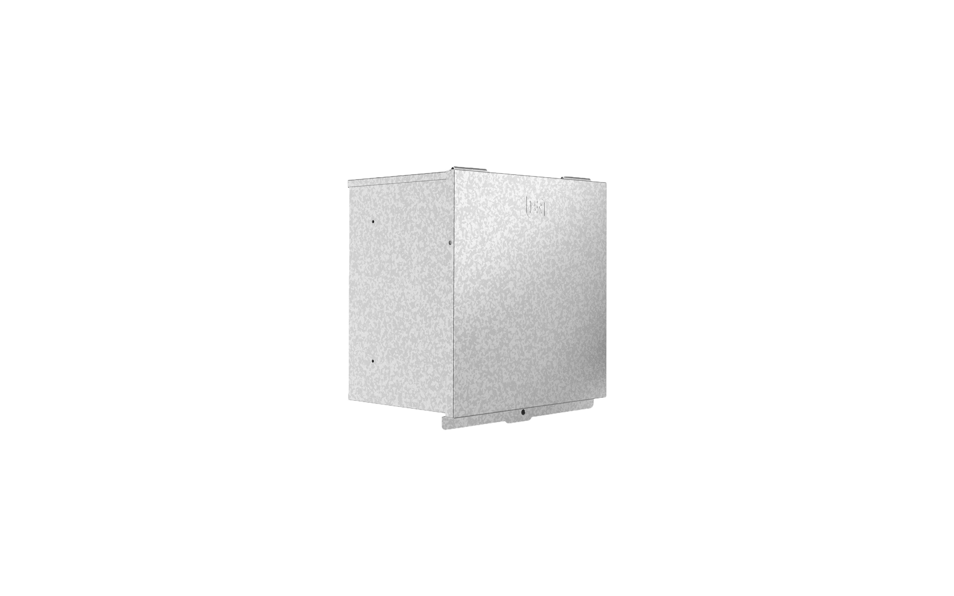 Metal Enclosures with 356H x 356W panel for general purpose use - Galvanised Steel - IP23 - 395Hx381Wx254D - TB1414/U
