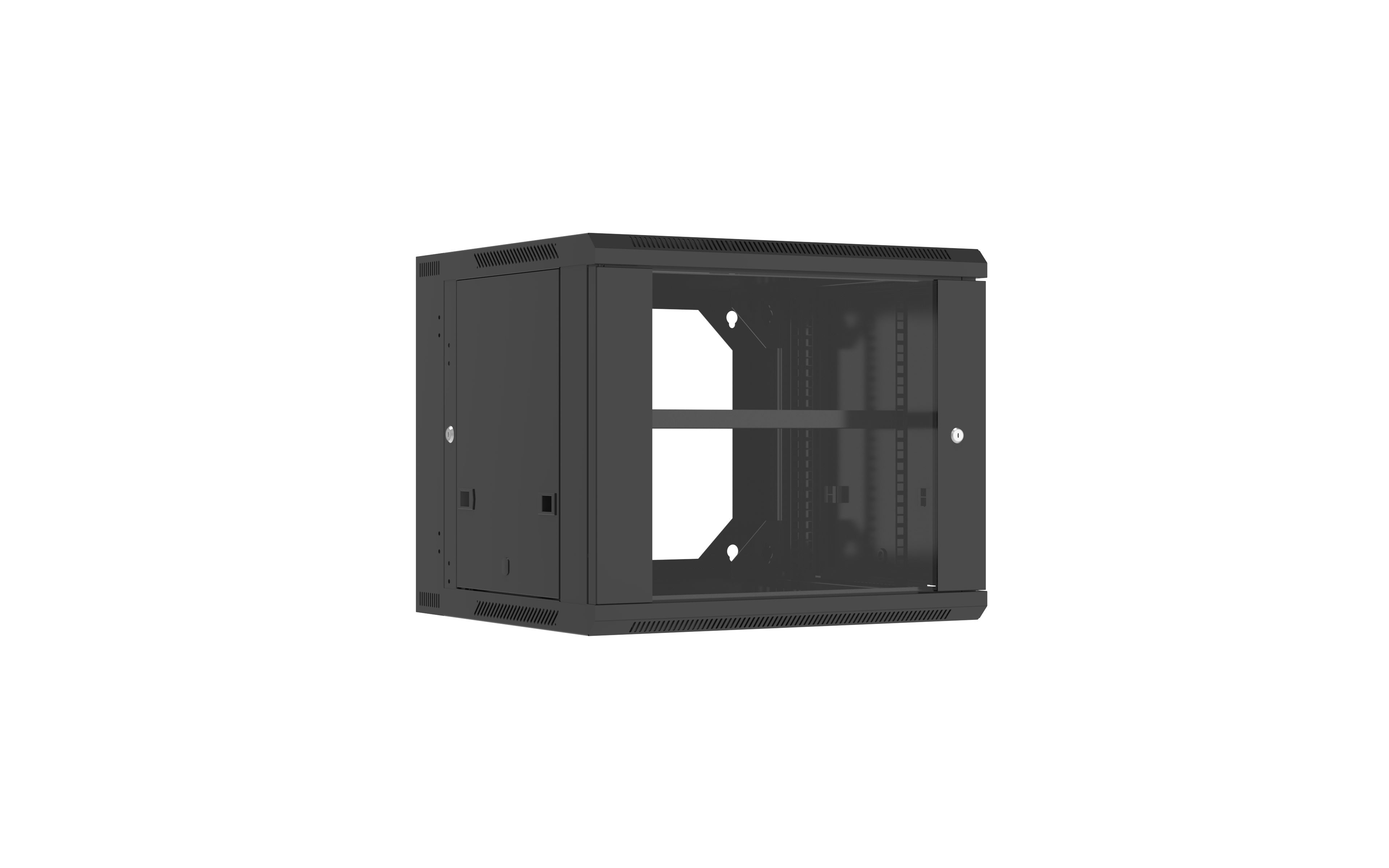 onyX Wall rack - 24RU 550mm deep, with Swing Frame - ARWX24U452