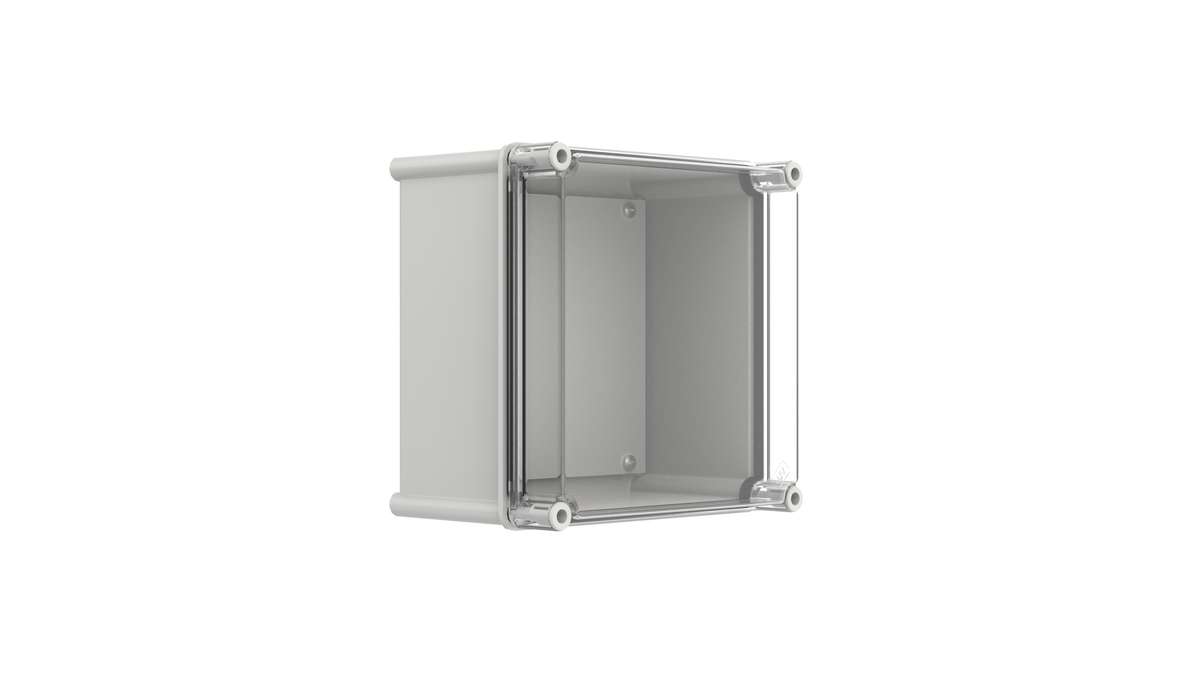 Enclosure - Polynova PC, transparent lid - 270Hx270Wx170D - Plastic - PC272717T