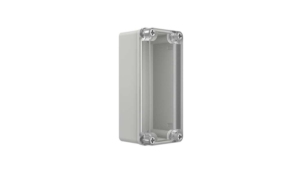 Enclosure - Polynova PS, transparent lid - 180Hx80Wx70D - Plastic - PS180807T