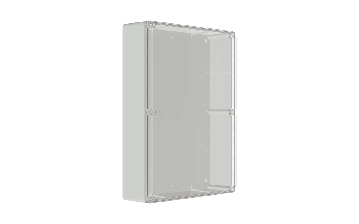 Enclosure - Polynova PJ, transparent lid - 300Hx220Wx75D - Plastic - PJ302207T